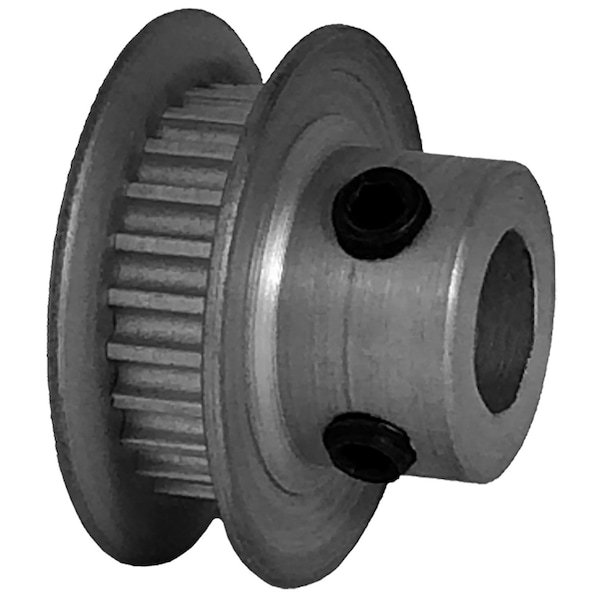 B&B Manufacturing 24-2P03-6FA3, Timing Pulley, Aluminum, Clear Anodized, 24-2P03-6FA3 - main